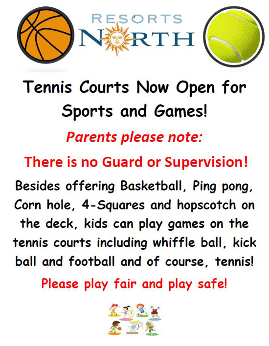 Tennis Courts for Sports and Games